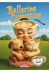 Ballerina Cappuccina i zwierzaki. Kolorowanka z naklejkami