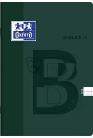 Oxford Zeszyt Biologia A5 z marginesem kratka, 5 mm, margines 60 kartek