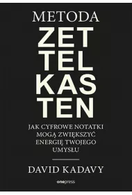 eBook Metoda Zettelkasten. Jak cyfrowe notatki mog zwikszy energi Twojego umysu pdf mobi epub