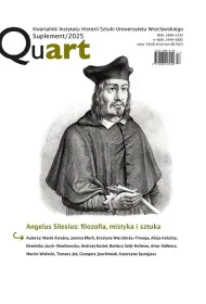 Quart Suplement 2025 Angelus Silesius: filozofia..