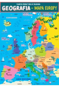 Henry Karta edukacyjna Geografia Mapa Europy