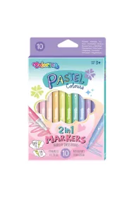 Patio Flamastry dwustronne Pastel 10 szt.