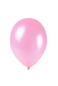 Balony metalizowane jasnor�owe 25 cm 100 szt.