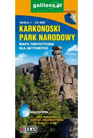 Karkonoski Park Narodowy mapa turytstyczna dla aktywnych 1:33000/Galileo/