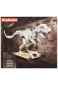 Klocki konstrukcyjne 328 element�w Szkielet Dino T-Rex A-0720