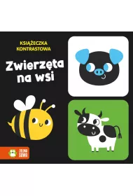 Ksieczka kontrastowa. Zwierzta na wsi
