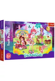 Puzzle 160 el. Bree, Danessa i Felicyty w ogrodzie. Enchantimals Trefl