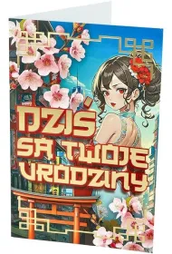 Yeku Karnet Urodziny Manga