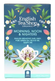 English Tea Shop Herbata Morning, Noon and Nighters, 5 smakw 20 x 1,95 g Bio