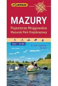 Mapa turystyczna Mazury. Pojezierze Mr�gowskie 1:50 000