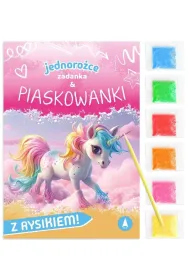 Malowanka 180X260 Jednoro�ce. Zadanka & piaskowanki SKRZAT 079661