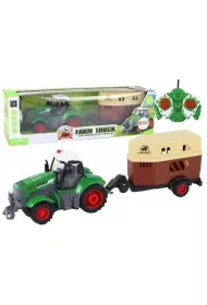Traktor zdalnie sterowany z przyczep� LeanToys
