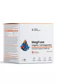Aura Herbals MagFuse: magnez + ashwagandha suplement diety 30 x 2.78 g