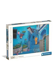 Puzzle 500el Blue of Chefchaquen CLEMENTONI 35616 CLM