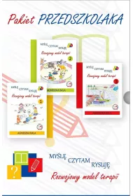 Pakiet przedszkolaka. Myl, czytam, rysuj. Poznajemy model terapii. Tomy 1-3