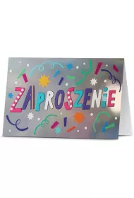 Pan Dragon Zaproszenie Uniwersalne 5 szt.