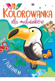 Kolorowanka dla maluszkw z tukanem