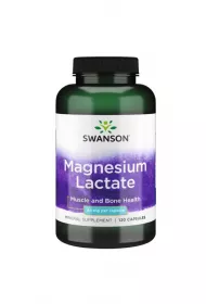 Swanson Mleczan magnezu 84mg - suplement diety 120 kaps.