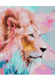Ideyka Malowanie po numerach - Rowy Lew 40x50cm