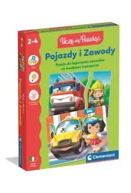 Pojazdy i zawody uk�adanka edukacyjna 2-4l CLEMENTONI 50416  CLM