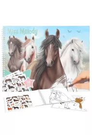 Kolorowanka z naklejkami Miss Melody 12978A