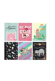 Herlitz Zeszyt A5 Humorous for girls kratka 32 kartki 10 szt.