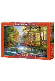 Puzzle 3000 el. Z biegiem rzeki Castorland