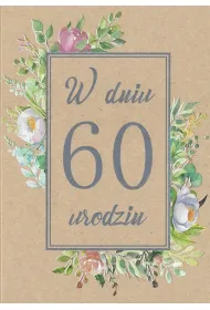 Trend Kartka okoliczno�ciowa Urodziny 60