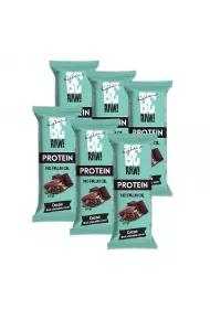 BeRaw Baton protein 26% - surowe kakao w gorzkiej czekoladzie Zestaw 6 x 40 g