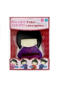 Lalka Japonka Fioletowa Yoko * Stnux