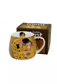 Duo Sp. z o.o. Porcelanowy kubek baryka Klimt The Kiss 430 ml