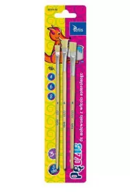 Tetis P�dzle p�askie (4,6,8) KE014-AS 3 szt.