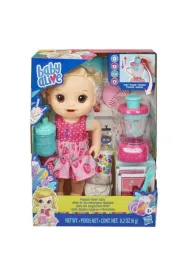 Baby alive Lalka i magiczny mikser truskawkowy Hasbro