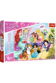 Puzzle 160 el. Ksi�niczki i przyjaciele Trefl