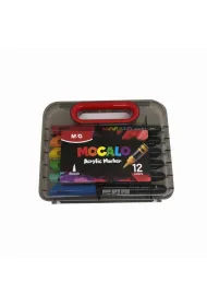 M&G Markery akrylowe Mocalo p�dzelkowe MG 12 kolor�w