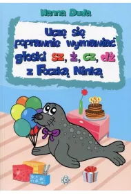 Ucz� si� poprawnie wymawia� g�oski sz, �, cz, d� z Foczk� Nink�