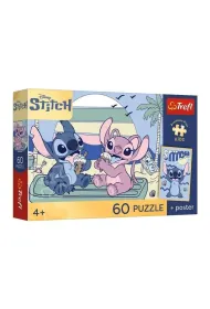 Puzzle 60el Premium Zabawa ze Stitchem TREFL 17430