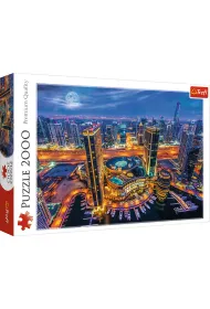 Puzzle 2000 el. �wiat�a Dubaju Trefl