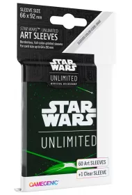 Gamegenic: Star Wars Unlimited - Art Sleeves - Card Back Green