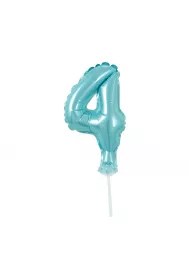 Godan Balon foliowy na patyczku BC-5BL4 Cyfra 4