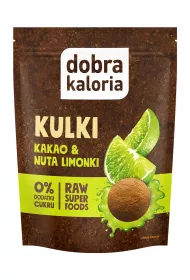 Dobra Kaloria Kulki Mocy kakao i nuta limonki 65 g