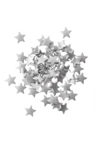 Dalprint Koraliki gwiazdki srebrne 1,5cm