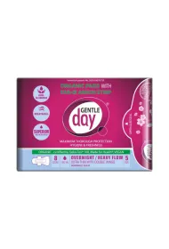 Gentle Day Pads With Far-IR Anion Strip podpaski higieniczne na noc z paskiem anionowym eco 8 szt.