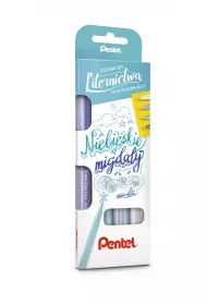 Pentel Zestaw pisak�w do kaligrafii 4 kolory