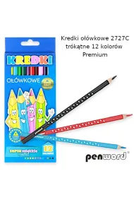 Polsirhurt Kredki o��wkowe tr�jk�tne 2727C Premium 12 kolor�w