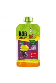 Bob Snail Smoothie jabko - czarna porzeczka bez dodatku cukru 120 g