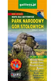 Mapa turystyczna - Park Narodowy G�r Sto�owych