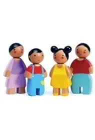 Rodzinka Sunny Doll drewniane Tender Leaf Toys