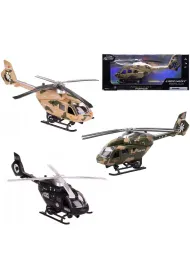 Helikopter metal pull back ze �wiat�em i d�wi�kiem Trifox