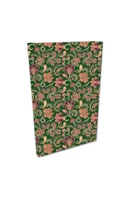 EV-Corp Notes A5 Soft Touch Paisley Kwiaty Green kratka
